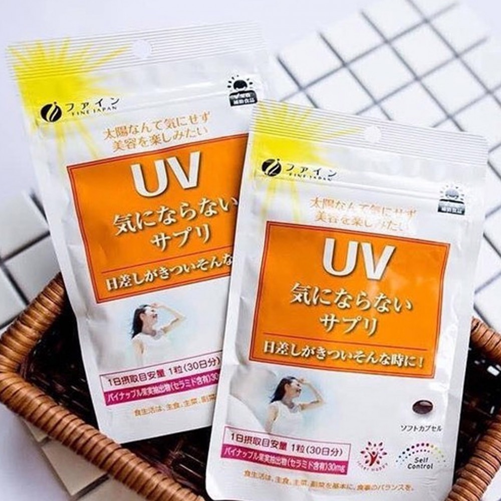 Viên Uống Chống Nắng UV Fine Japan 30 viên